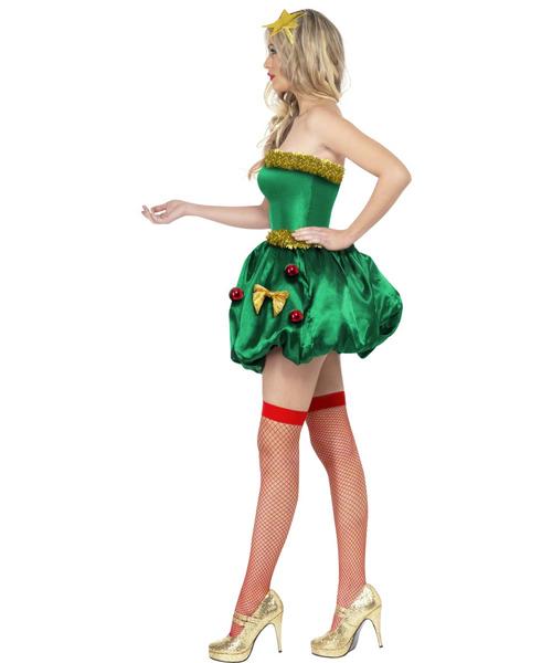 Christmas Costume Sexy Lady Christmas Tree Costume Fancy Dress - Click Image to Close